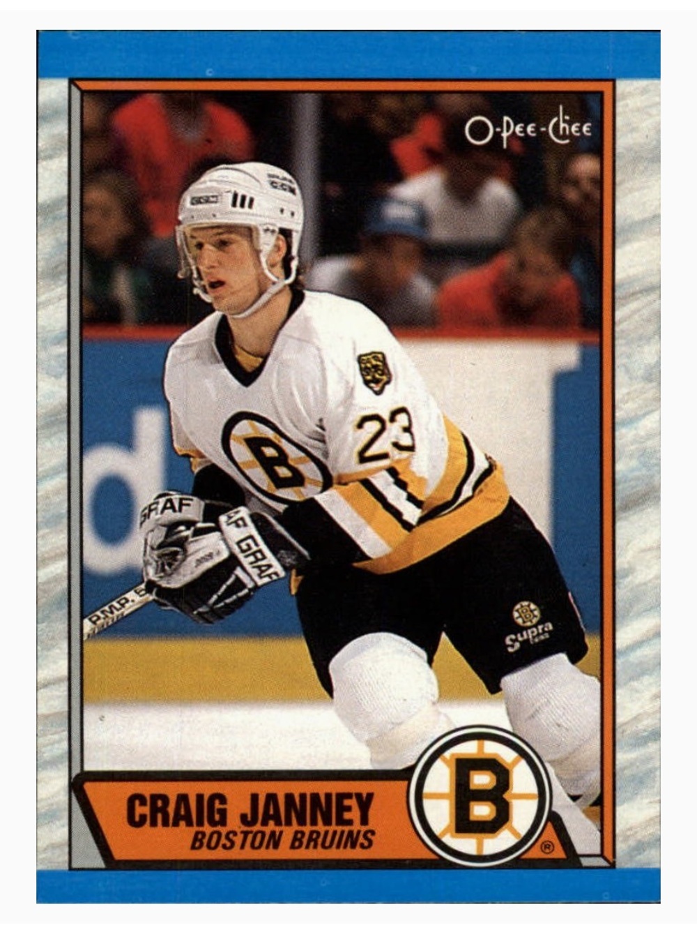 Craig Janney #190 Bruins 1989 O Pee Chee Card